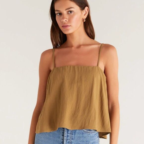 Z Supply Annie Tank | Otter // Size Large // BNWT - Picture 1 of 10